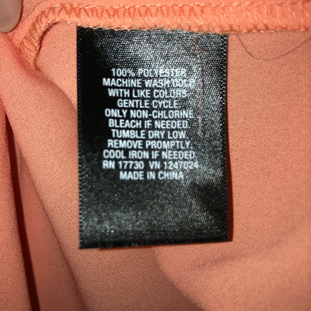 NWT Mossimo Coral Blouse - Picture 6 of 6
